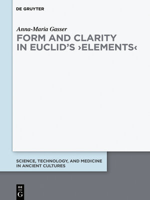 cover image of Form and Clarity in Euclid's ›Elements